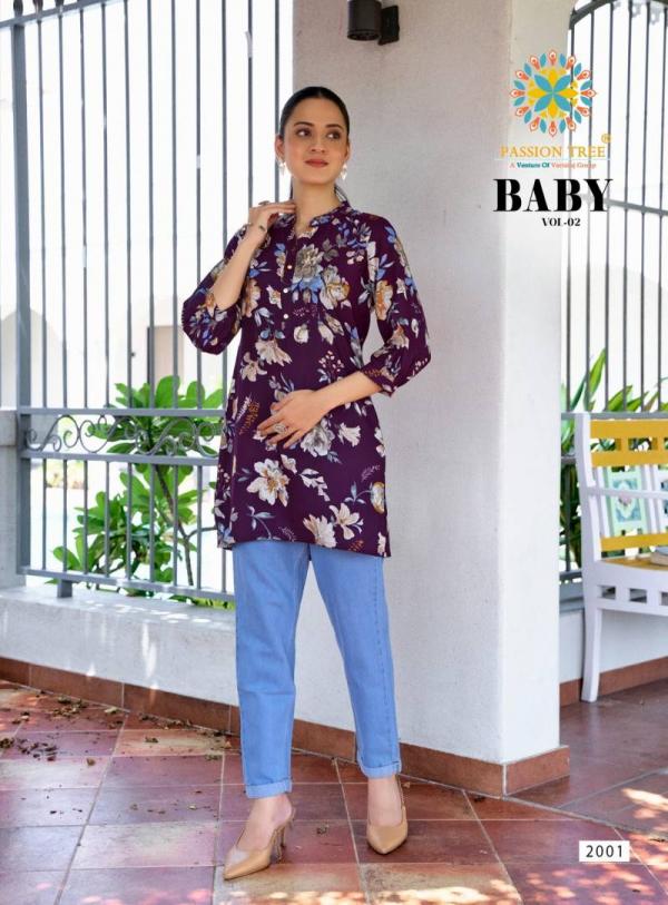 Baby Vol 2 By Passion Tree Rayon Short Tops Collection