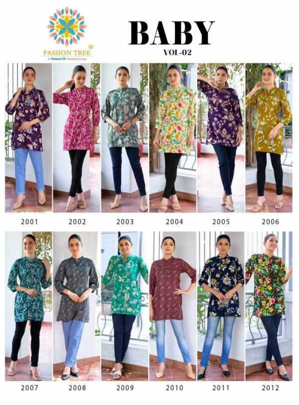 Baby Vol 2 By Passion Tree Rayon Short Tops Collection