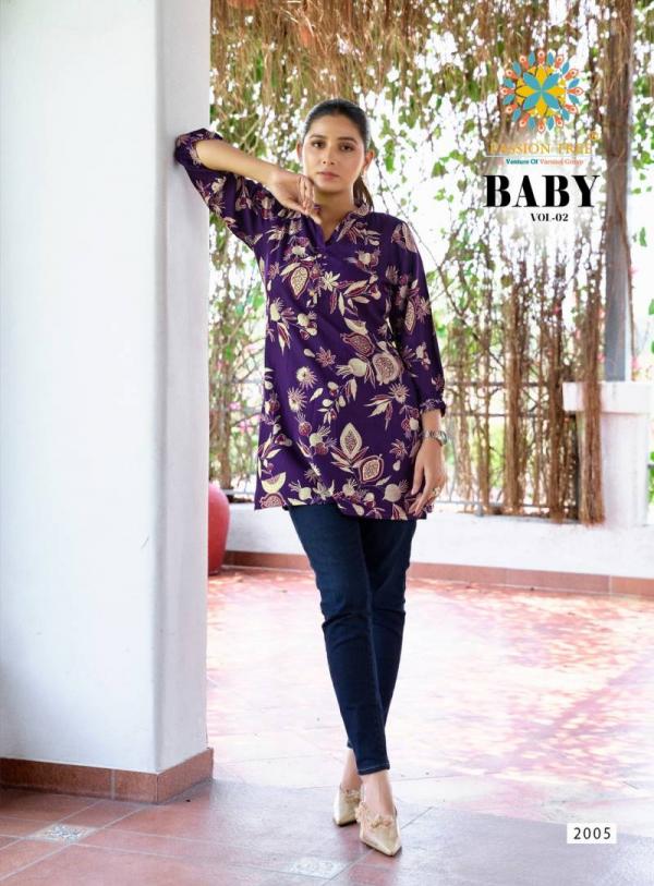 Baby Vol 2 By Passion Tree Rayon Short Tops Collection
