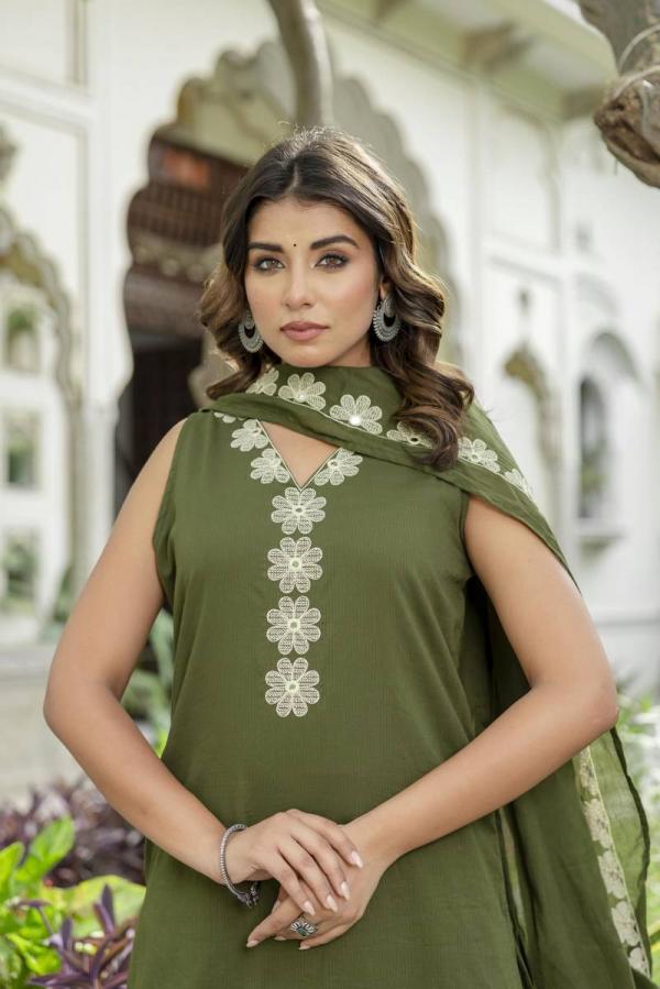 Tanyaa P 403 Cotton Kurti Bottom With Dupatta