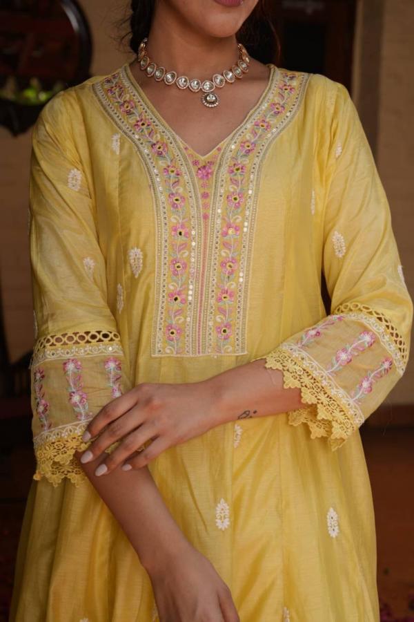 Tanyaa P 407 Fancy Mul Chanderi Cotton Readymade Suit