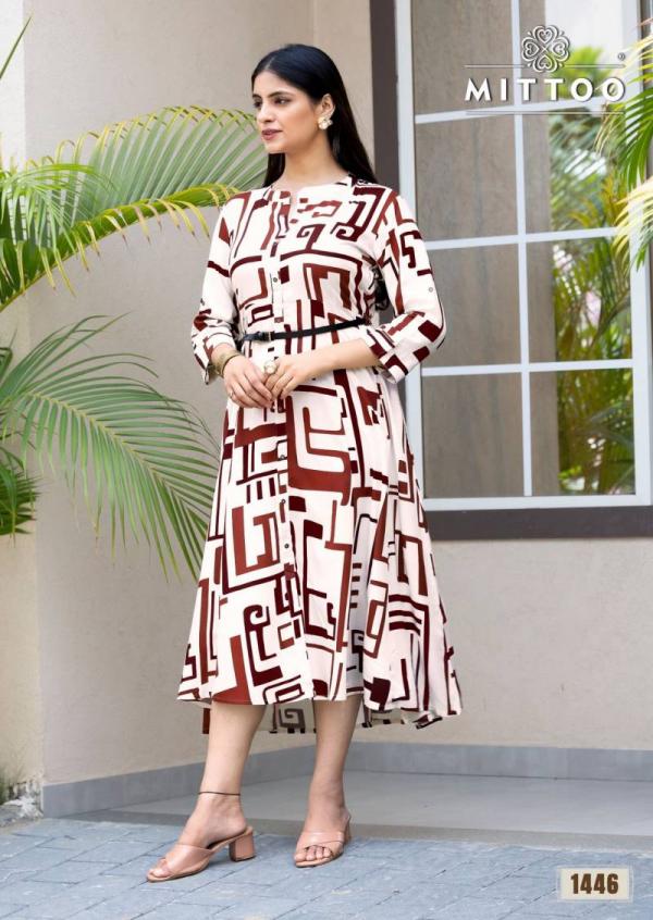 Mittoo Belt Vol 21 Rayon Printed Fancy Kurti Collection