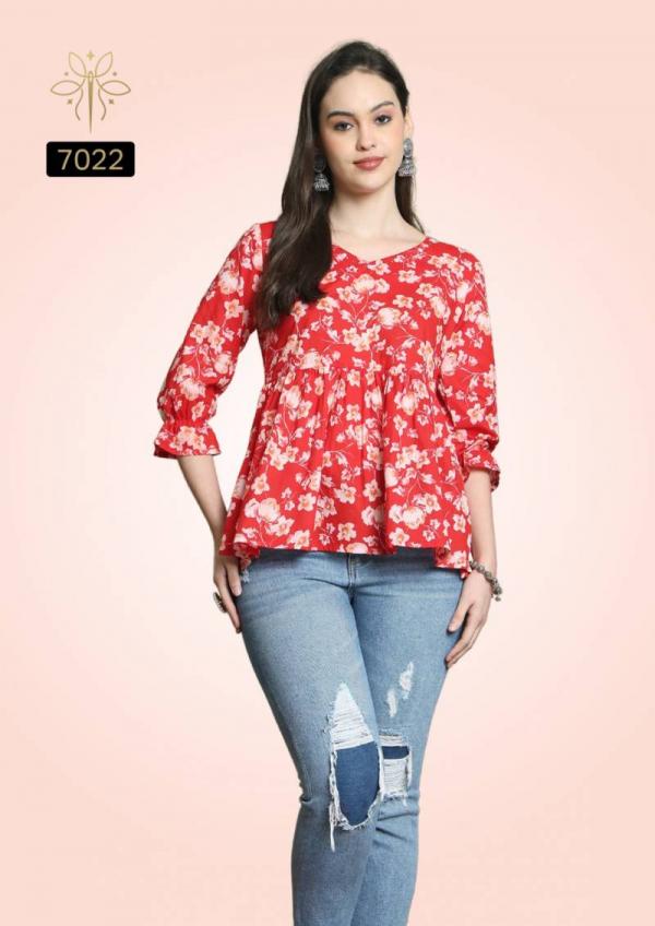 Trendy Aaradhya Vol 24 Cotton Western Tops Collection