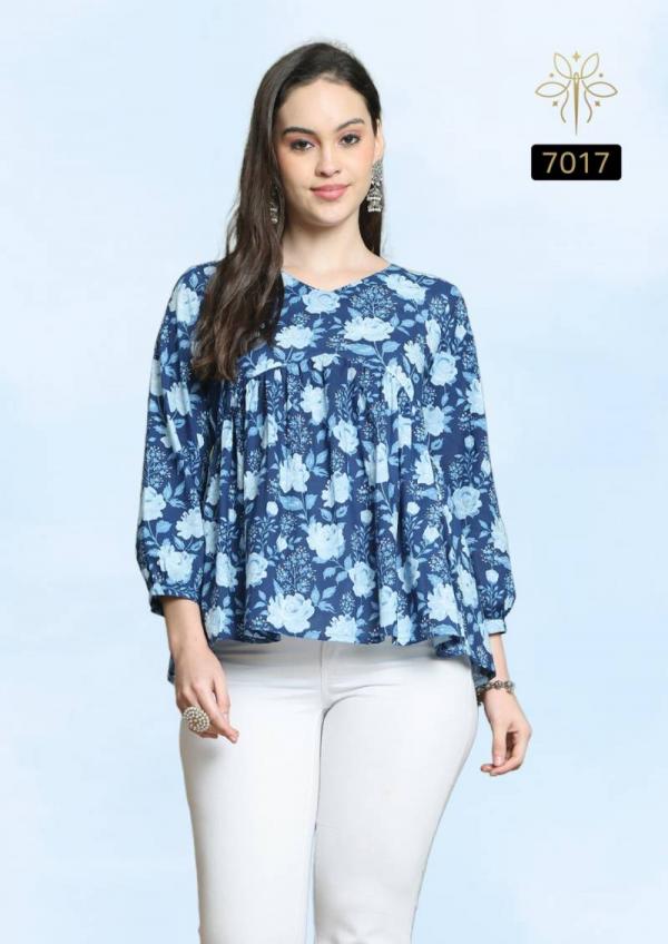 Trendy Aaradhya Vol 24 Cotton Western Tops Collection