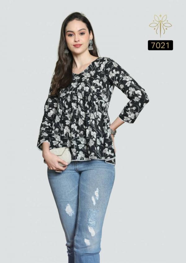 Trendy Aaradhya Vol 24 Cotton Western Tops Collection