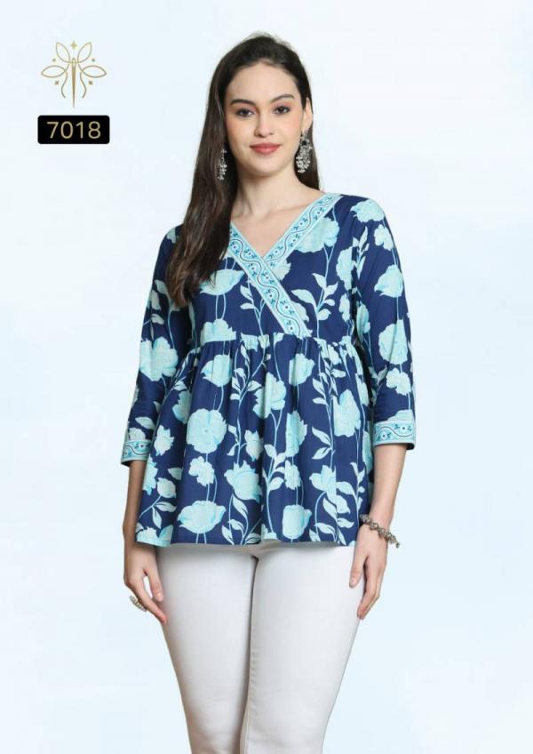 Trendy Aaradhya Vol 24 Cotton Western Tops Collection