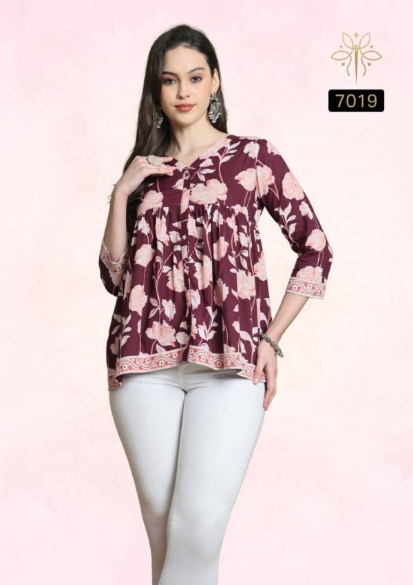 Trendy Aaradhya Vol 24 Cotton Western Tops Collection