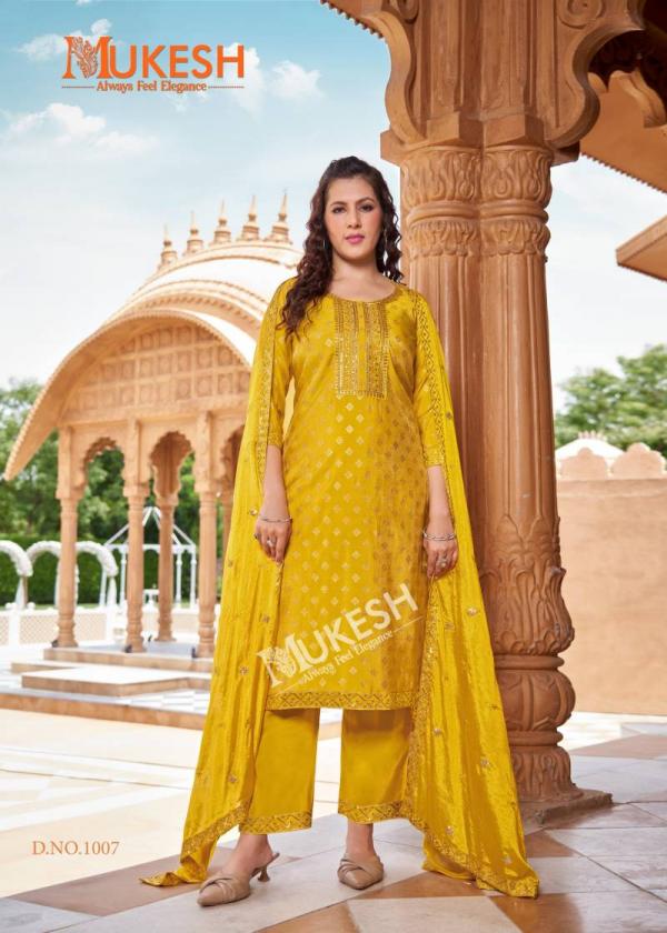 Mukesh Mannat Vol 2 Embroidered Top Bottom With Dupatta Collection