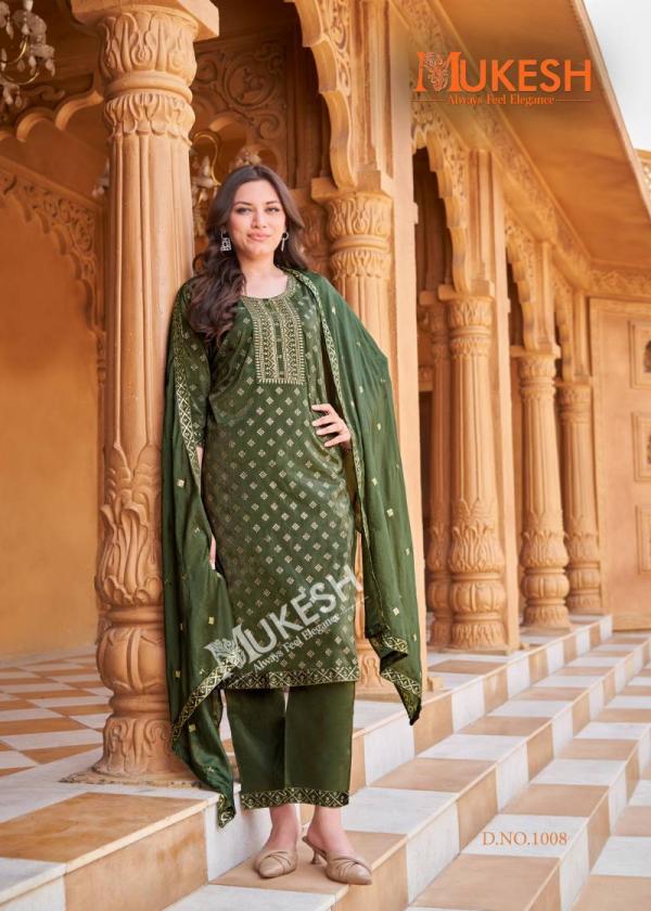 Mukesh Mannat Vol 2 Embroidered Top Bottom With Dupatta Collection