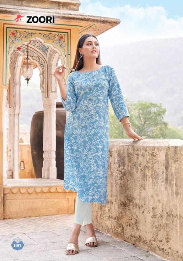 Zoori Akshara Vol 31 Rayon Printed Kurti Collection