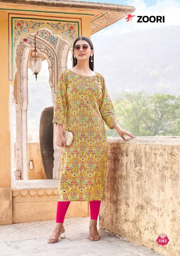 Zoori Akshara Vol 31 Rayon Printed Kurti Collection