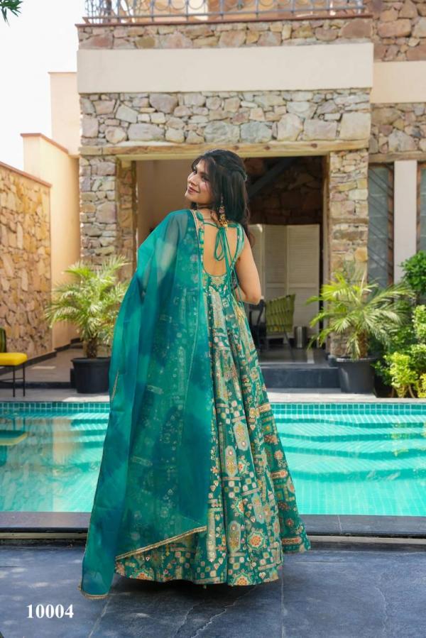 Clora Vol 10 Anarkali Flared Printed Fancy Gown Collection