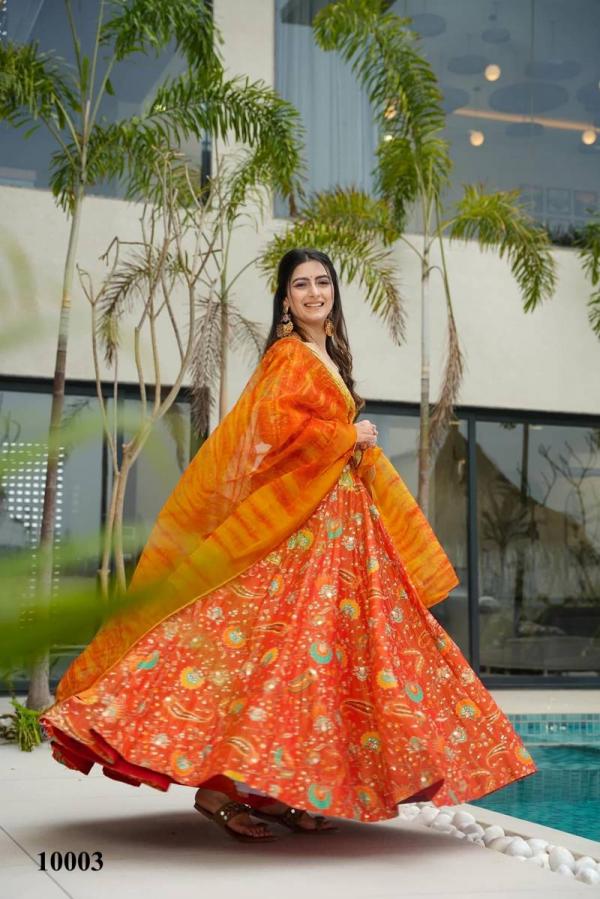 Clora Vol 10 Anarkali Flared Printed Fancy Gown Collection