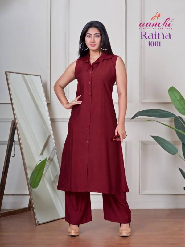 Aanchi Raina Vatican Casual Wear Co Ord Set Collection