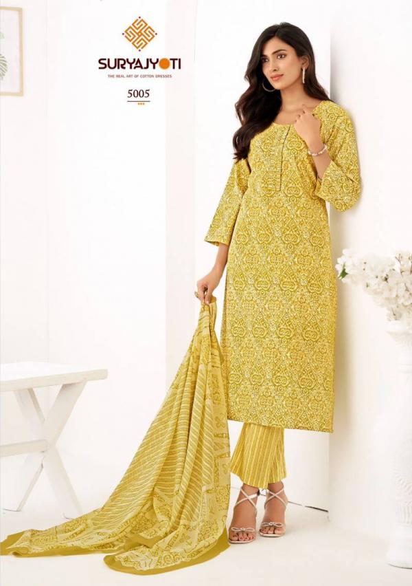 Suryajyoti Ice Look Vol 5 Cotton Printed Dress Material Collection