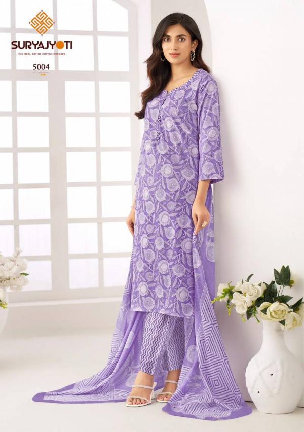 Suryajyoti Ice Look Vol 5 Cotton Printed Dress Material Collection