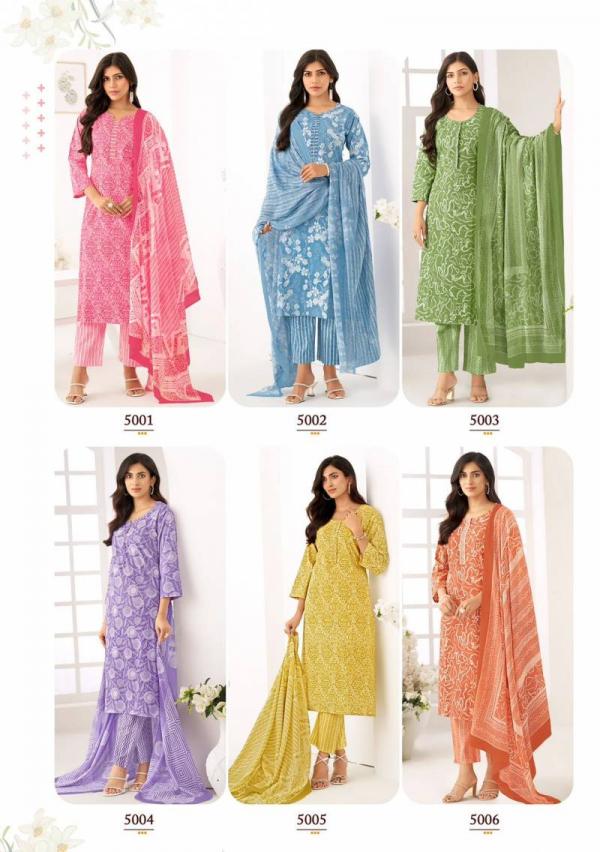Suryajyoti Ice Look Vol 5 Cotton Printed Dress Material Collection