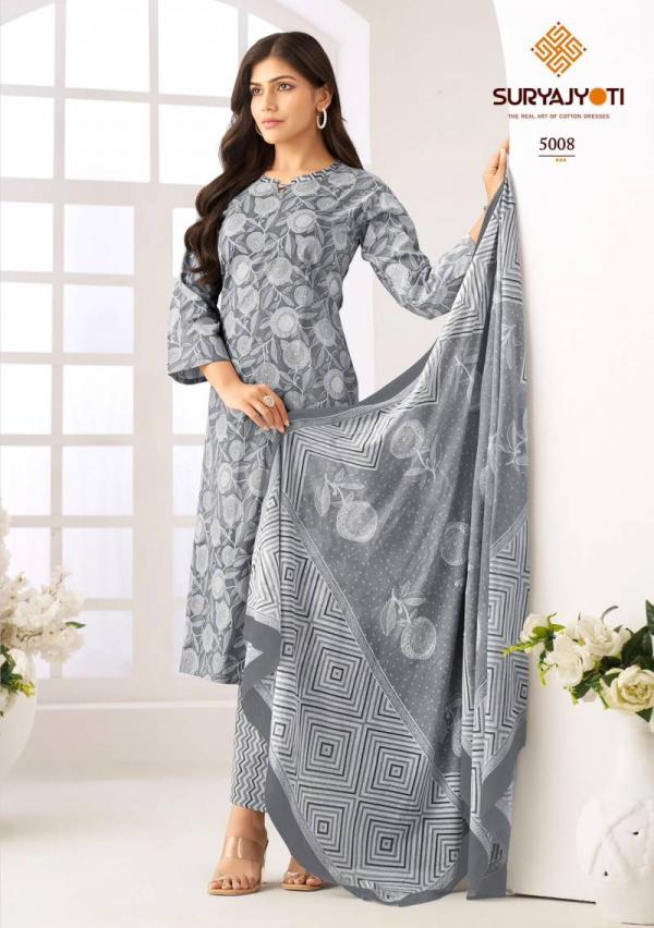 Suryajyoti Ice Look Vol 5 Cotton Printed Dress Material Collection
