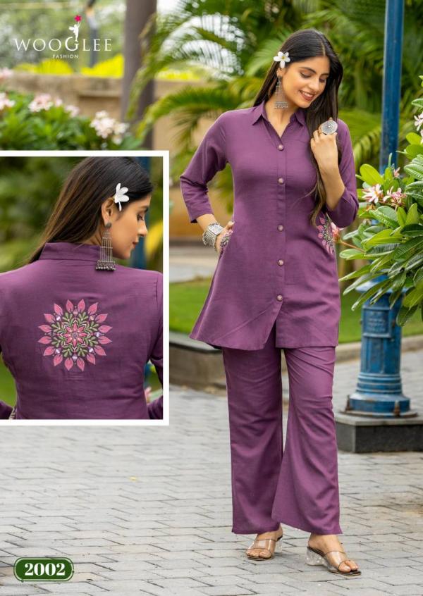 Wooglee Elina Cotton Slub Stylist Co Ord Set