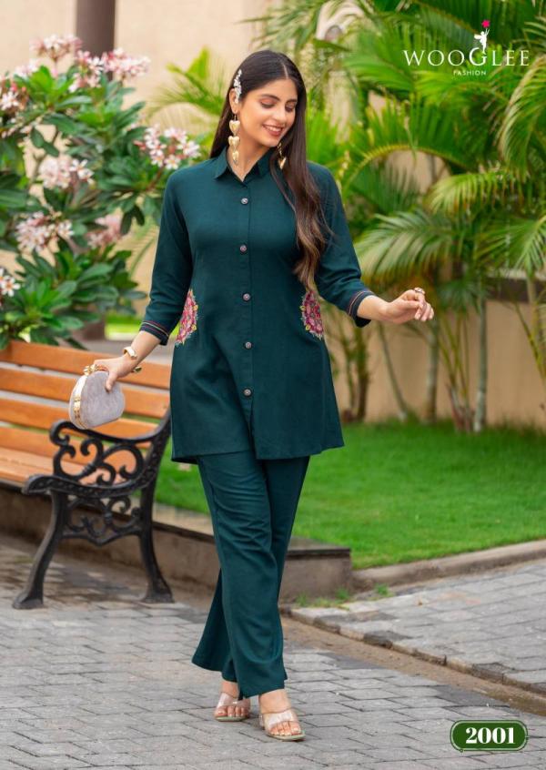 Wooglee Elina Cotton Slub Stylist Co Ord Set