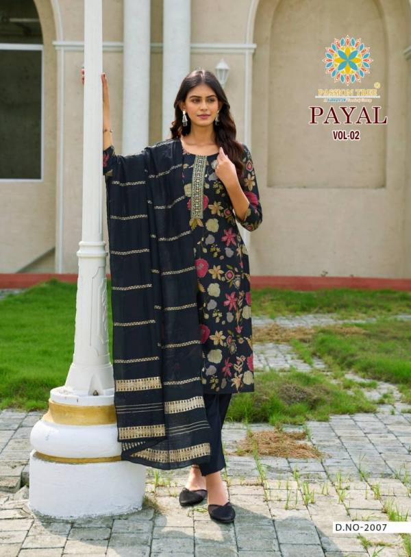 Payal Vol 2 By Passion Tree Straight Printed Ready Made Collection