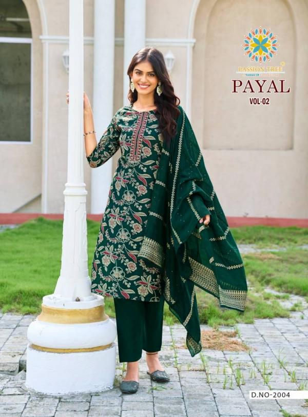 Payal Vol 2 By Passion Tree Straight Printed Ready Made Collection