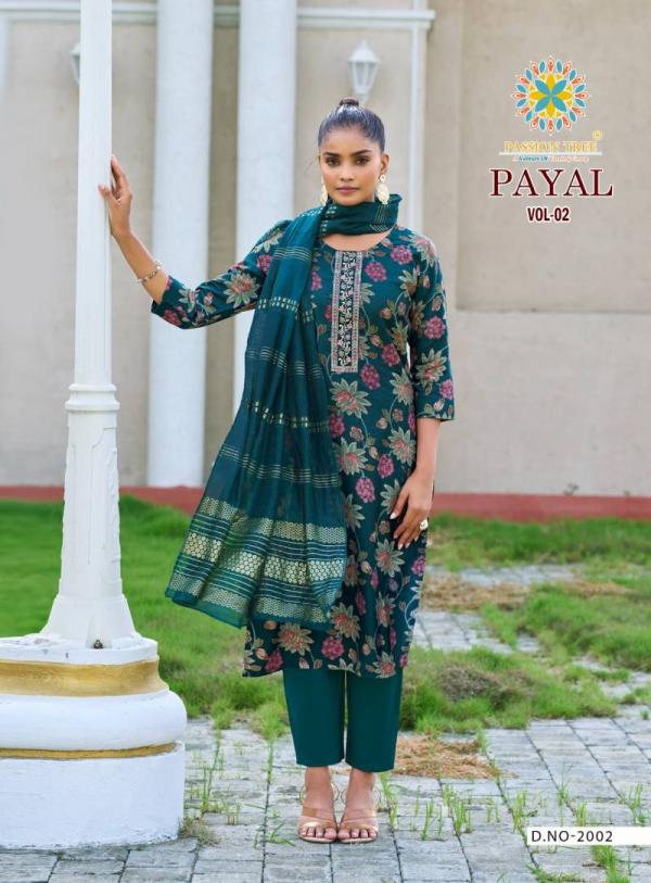 Payal Vol 2 By Passion Tree Straight Printed Ready Made Collection