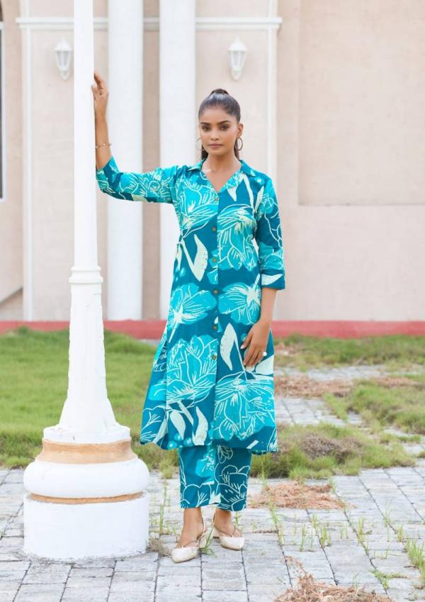 Tips And Tops Trendy Touch Vol 2 Rayon Printed Co Ord Set