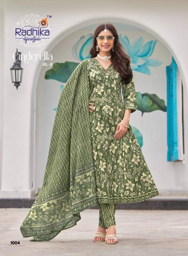 Radhika Cinderella Vol 1 Anarkali Cotton Printed Readymade Collection