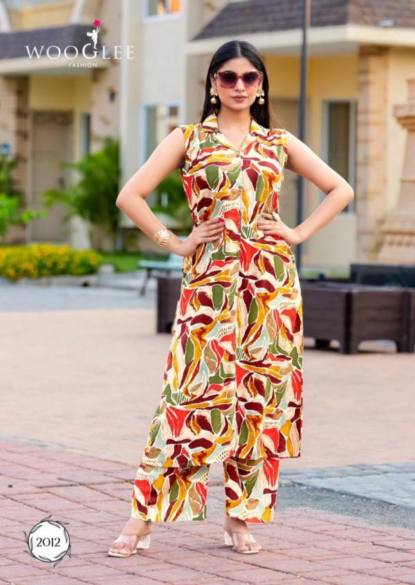 Wooglee Samiksha Vol 2 Rayon Printed Co Ord Set Collection