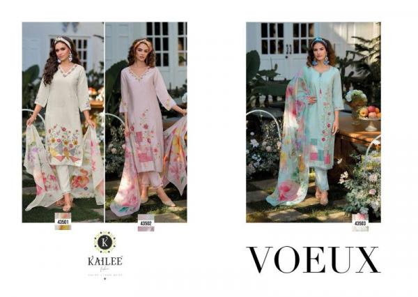Kailee Voeux Viscose Top Bottom With Dupatta Collection