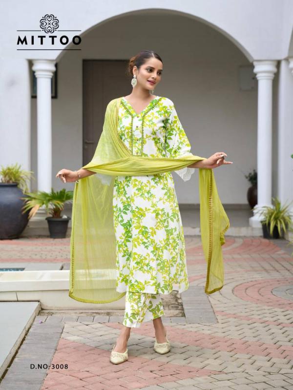 Mittoo Disney Vol 2 Rayon Printed Kurti Bottom With Dupatta