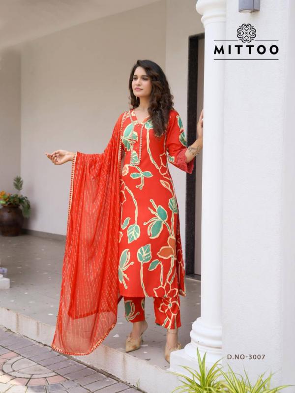 Mittoo Disney Vol 2 Rayon Printed Kurti Bottom With Dupatta