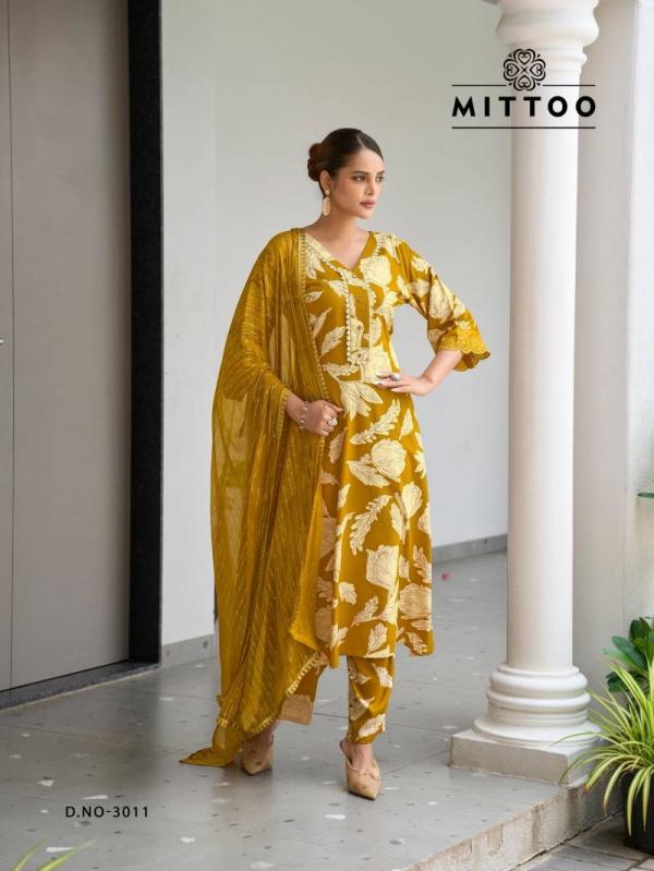 Mittoo Disney Vol 2 Rayon Printed Kurti Bottom With Dupatta