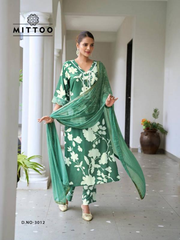 Mittoo Disney Vol 2 Rayon Printed Kurti Bottom With Dupatta