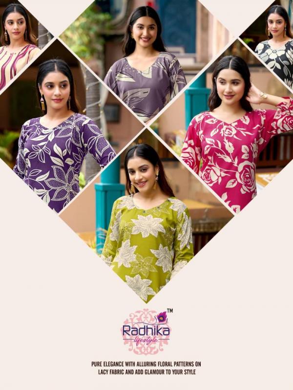 Radhika Legacy Vol 4 Rayon Printed Co Ord Set Collection