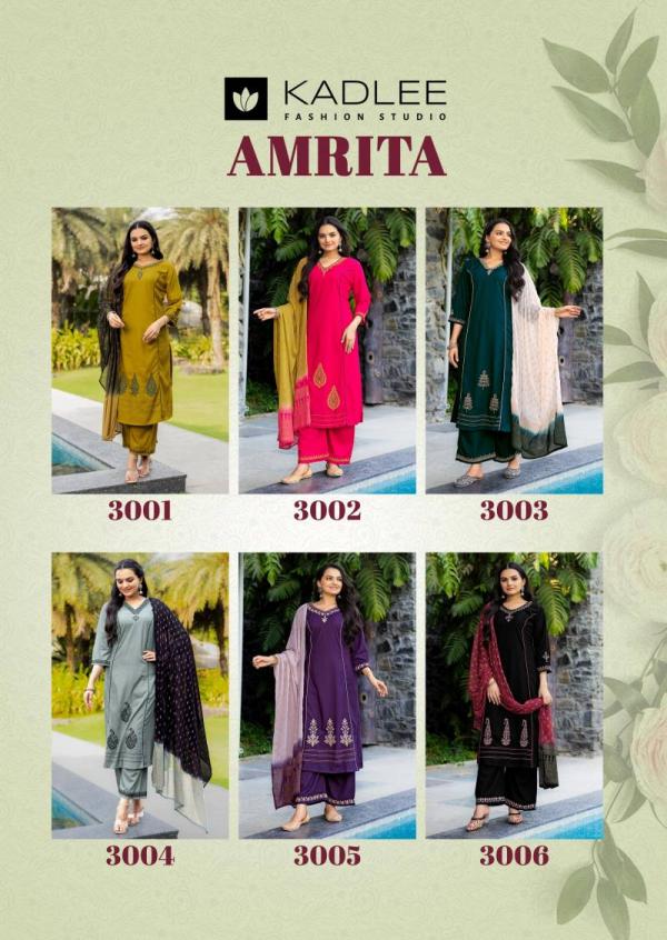 Kadlee Amrita Rayon Slub Readymade Collection