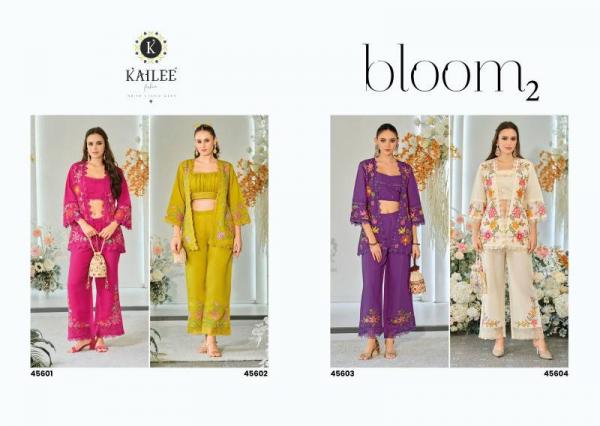 Kailee Bloom 2 Viscose Organza Fancy Indo Western Collection