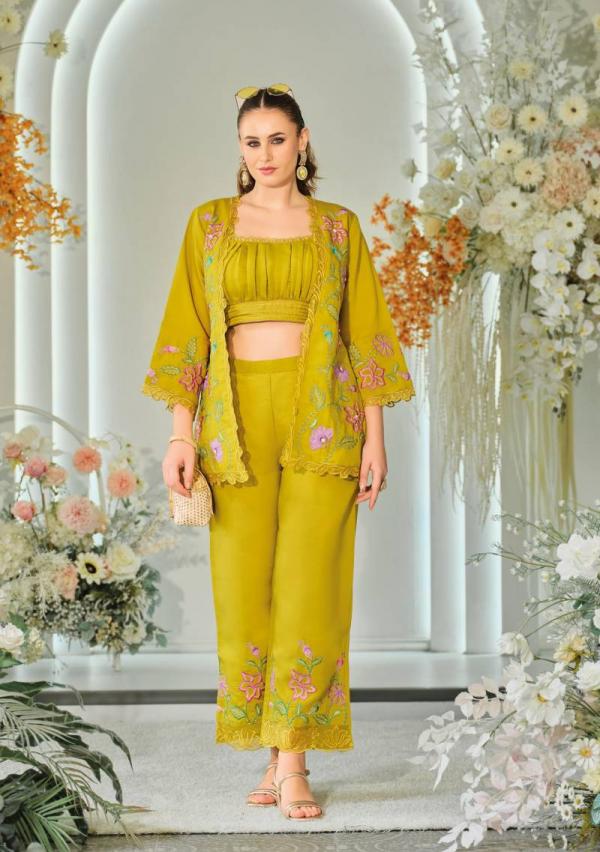 Kailee Bloom 2 Viscose Organza Fancy Indo Western Collection