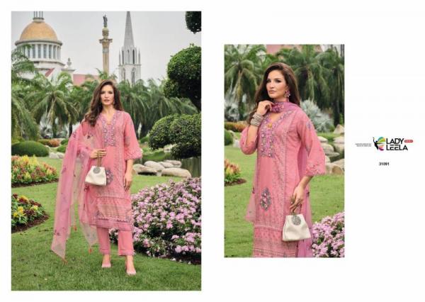 Lady Leela Kainat Maslin Printed Kurti Pant With Dupatta