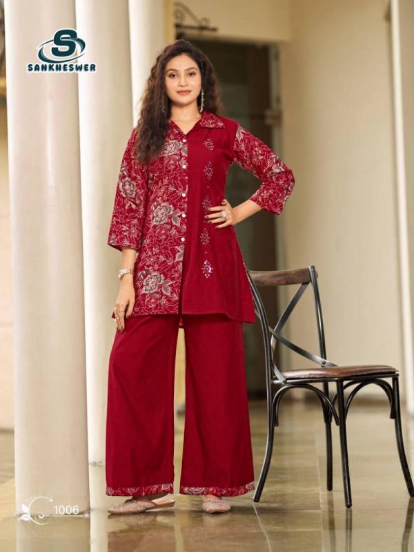 Sankheswer Lily Vol 1 Vertican Print Co Ord Set