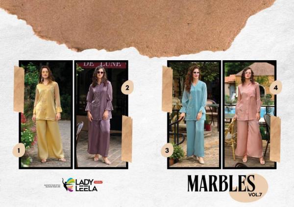 Lady Leela Marbles 7 Viscose Silk Co Ord Set