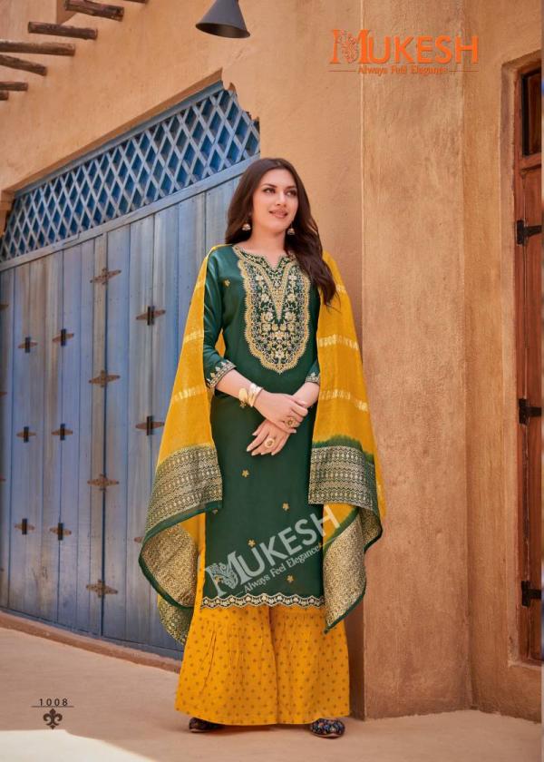 Mukesh Rang Rasiya Rayon Embroidered Readymade Collection