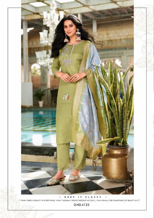 Af Jhalak Dola Silk Kurti Bottom With Dupatta Collection