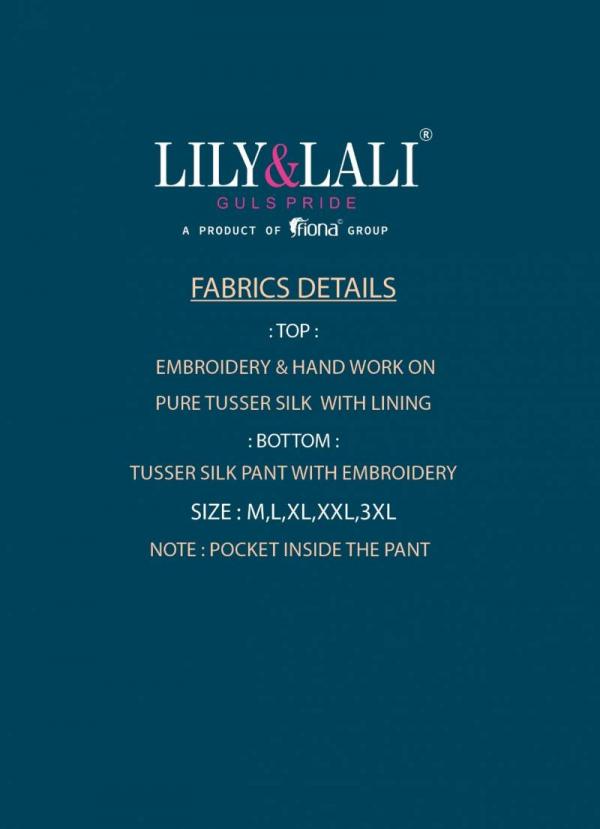 Lily And Lali Anora Tusser Silk With Lining Co Ord Set