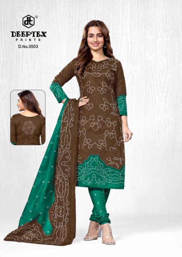 Deeptex Classic Chunaris Vol 35 Bandhani Printed Dress Material