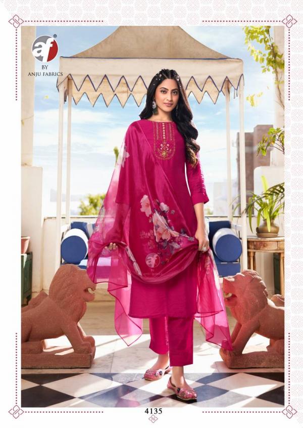 Af Nakhrali Vol 6 Modal Silk Kurti Bottom With Dupatta Collection