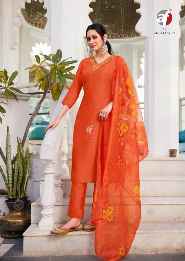 Af Nakhrali Vol 6 Modal Silk Kurti Bottom With Dupatta Collection
