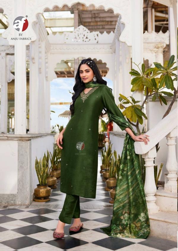 Af Nakhrali Vol 6 Modal Silk Kurti Bottom With Dupatta Collection