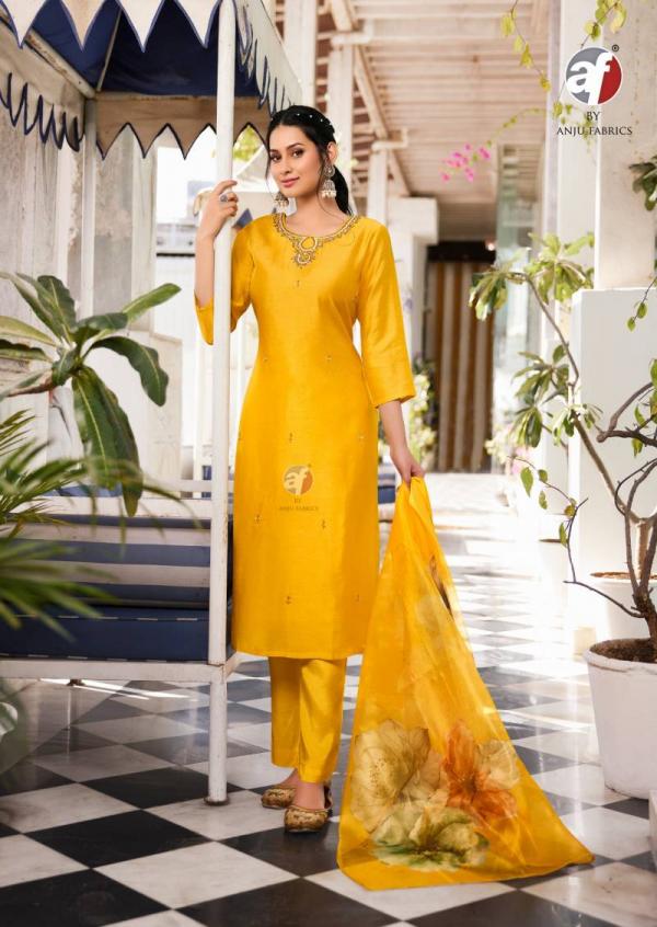Af Nakhrali Vol 6 Modal Silk Kurti Bottom With Dupatta Collection